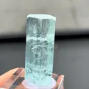 Aquamarine with Schorl inclusions - image 7