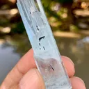 Aquamarine with Schorl inclusions from Pakistan - image 4