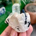 Aquamarine with Schorl on Matrix  from Pakistan - image 7