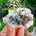 Aquamarine with Smoky Quartz and Albite from Afghanistan - image 1