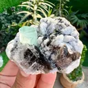 Aquamarine with Smoky Quartz and Albite from Afghanistan - image 2