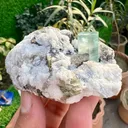 Aquamarine with Smoky Quartz and Albite from Afghanistan - image 5