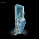 Aquamarine with Spessartine Garnet from Pakistan - image 4