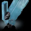 Aquamarine with Spessartine Garnet from Pakistan - image 2