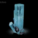 Aquamarine with Spessartine Garnet from Pakistan - image 1