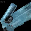 Aquamarine with Spessartine Garnet from Pakistan - image 3