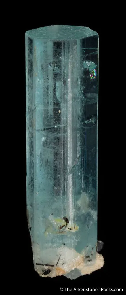Aquamarine with Tourmaline inclusion - image 2