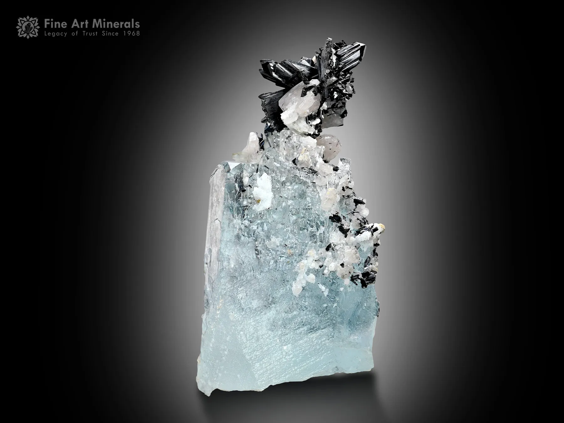 Aquamarine with Viitaniemiite from Pakistan - image 1