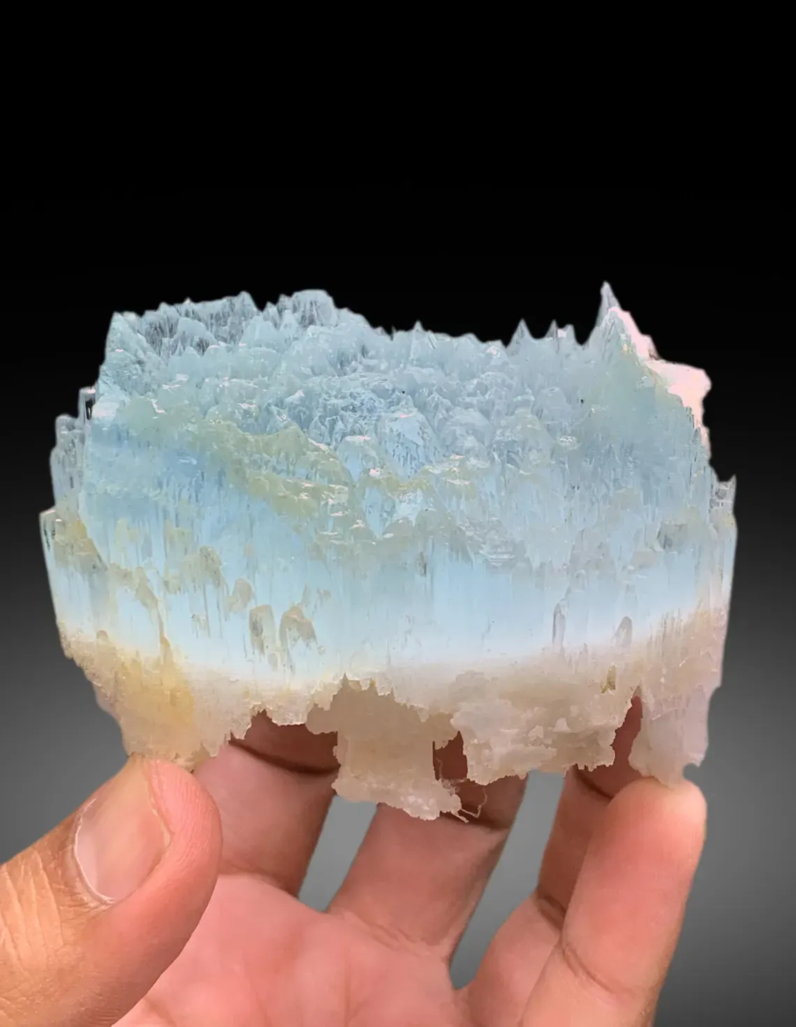 AquaMorganite Crystal with Etched Terminations, Scepter AquaMorganite Specimen - 388 gram - image 8