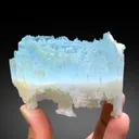 AquaMorganite Crystal with Etched Terminations, Scepter AquaMorganite Specimen - 388 gram - image 1