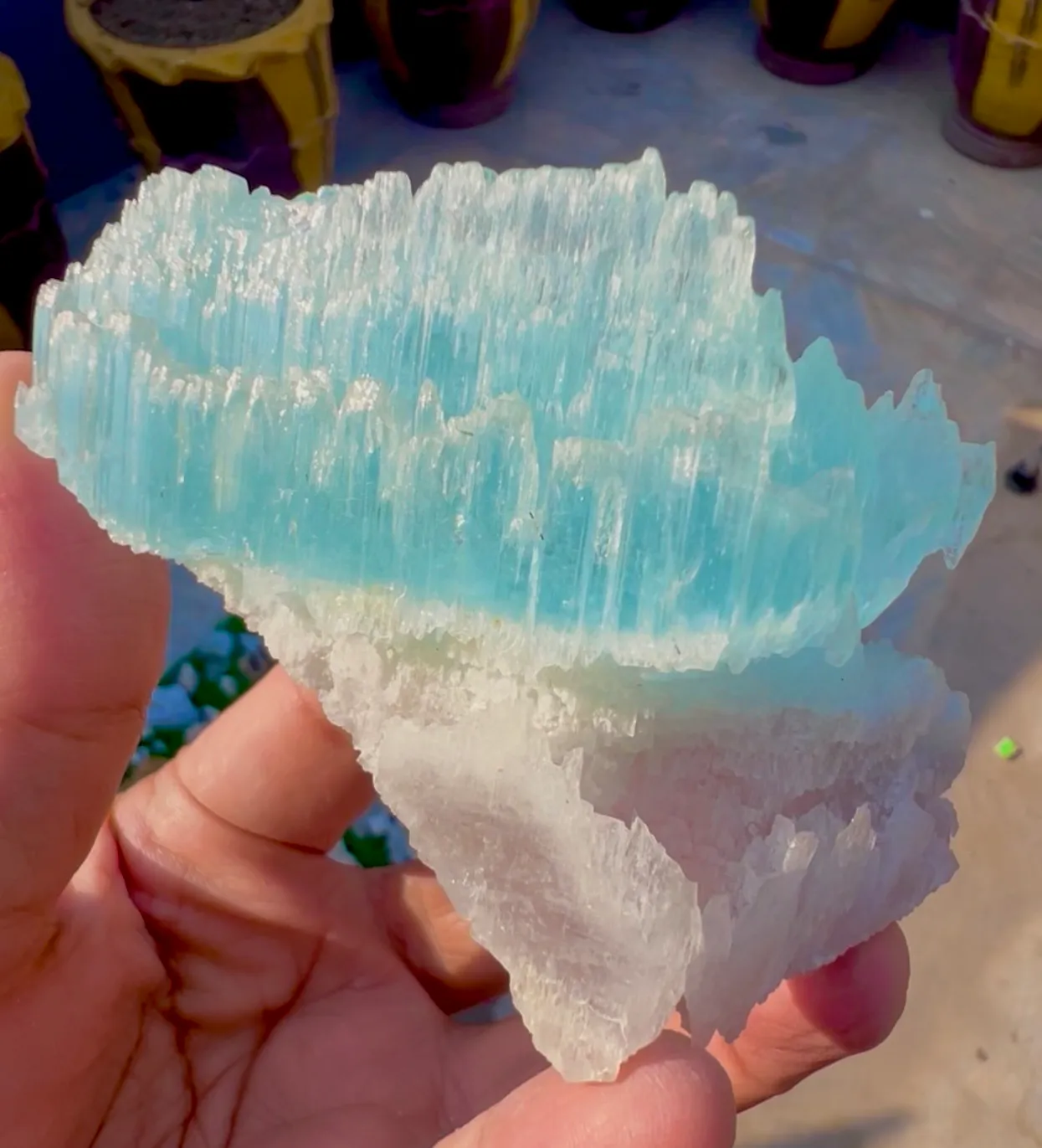 AquaMorganite from Pakistan, Gilgit-Baltistan, Shigar District, Shigar Valley, Alchuri - image 7