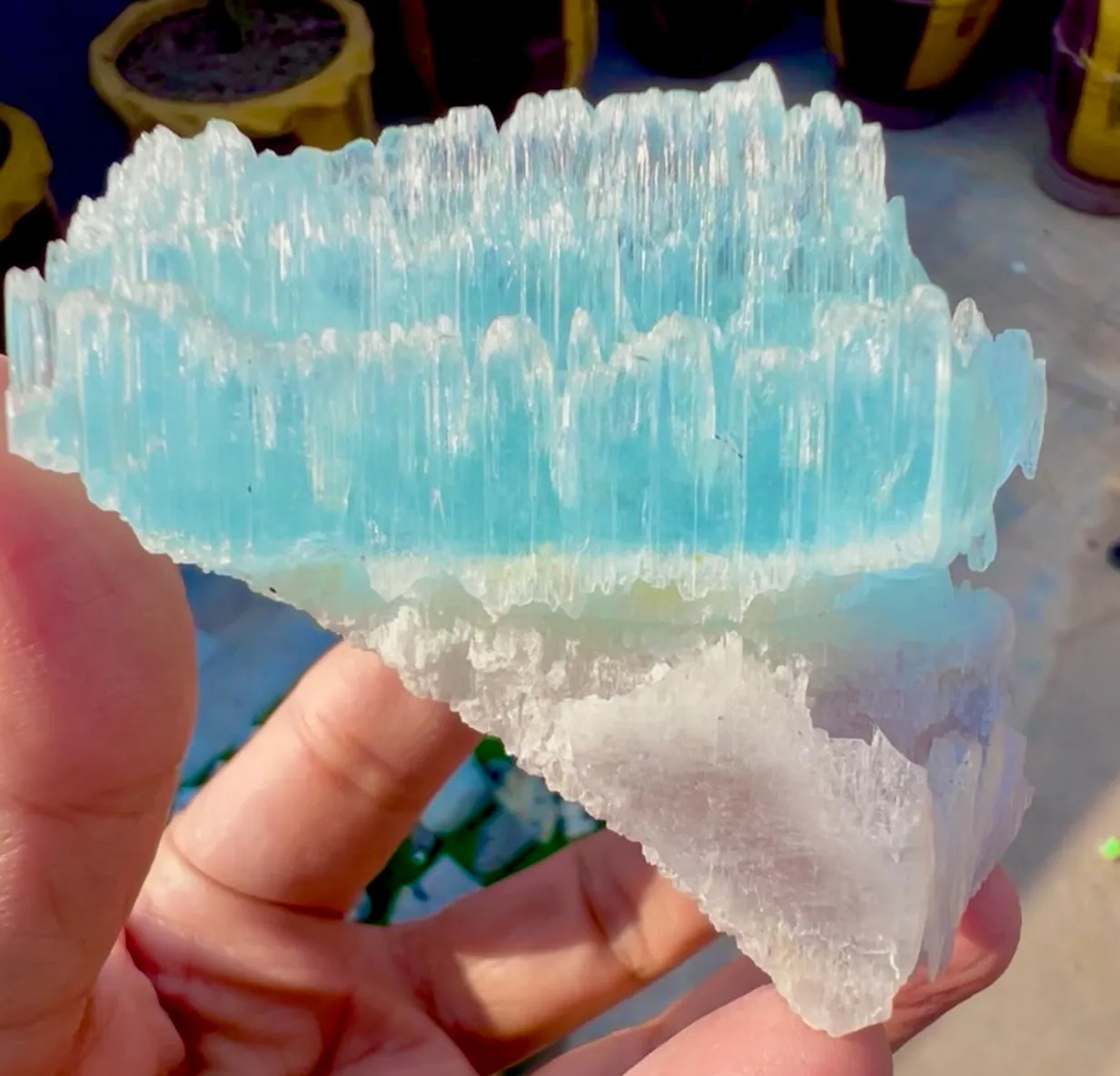 AquaMorganite from Pakistan, Gilgit-Baltistan, Shigar District, Shigar Valley, Alchuri - image 3