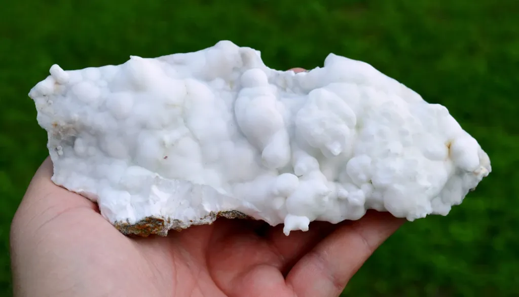 Aragonite 436 grams - Lead mines, Altenberg, Ste Marie-aux-Mines, Haut-Rhin, Alsace, France image