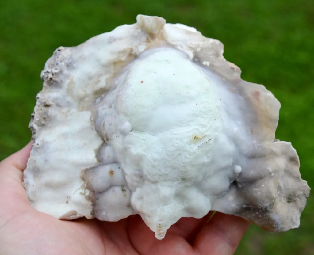 Aragonite 730 grams - Lead mines, Altenberg, Ste Marie-aux-Mines, Haut-Rhin, Alsace, France image