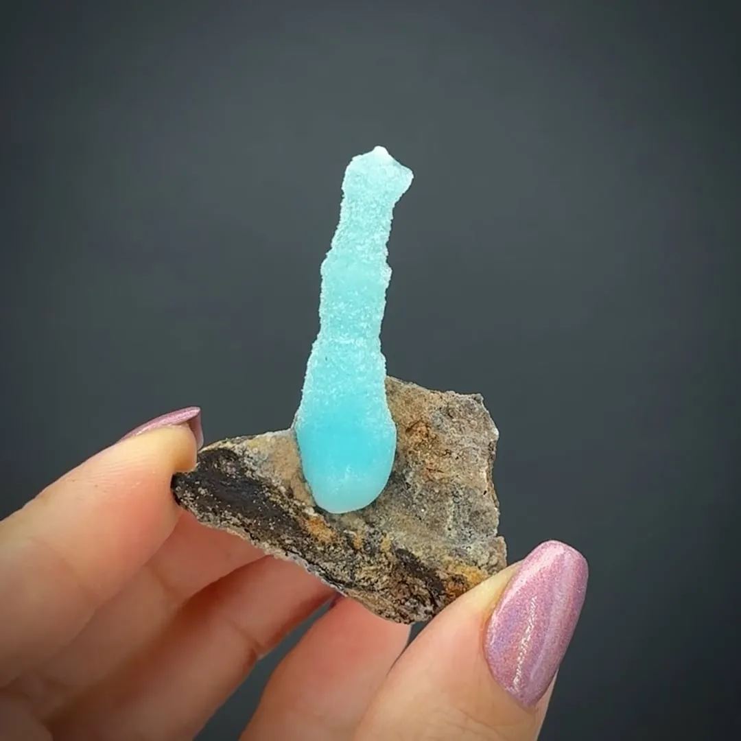 Aragonite (Cuprian) - image 2