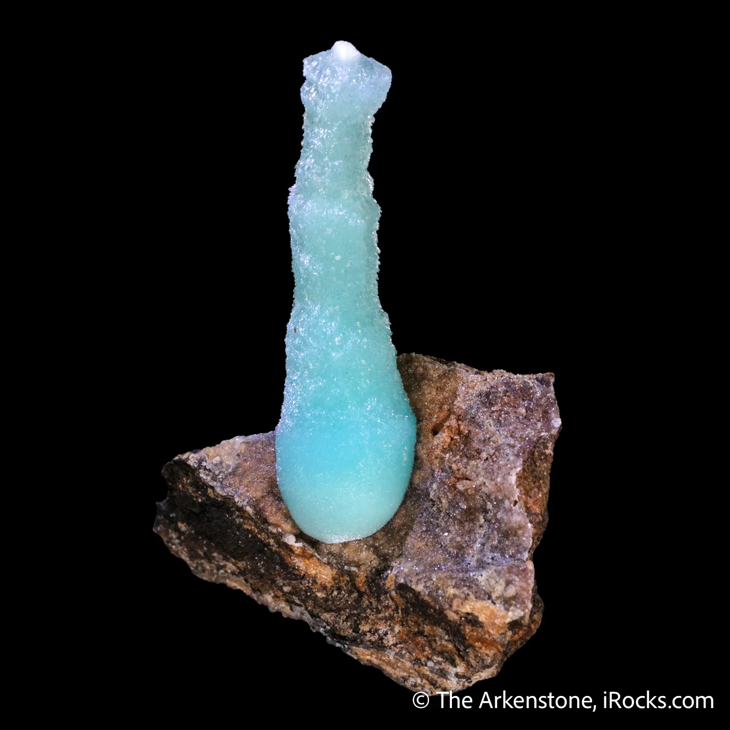 Aragonite (Cuprian) - image 1