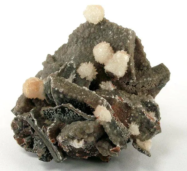 Aragonite, Hematite image