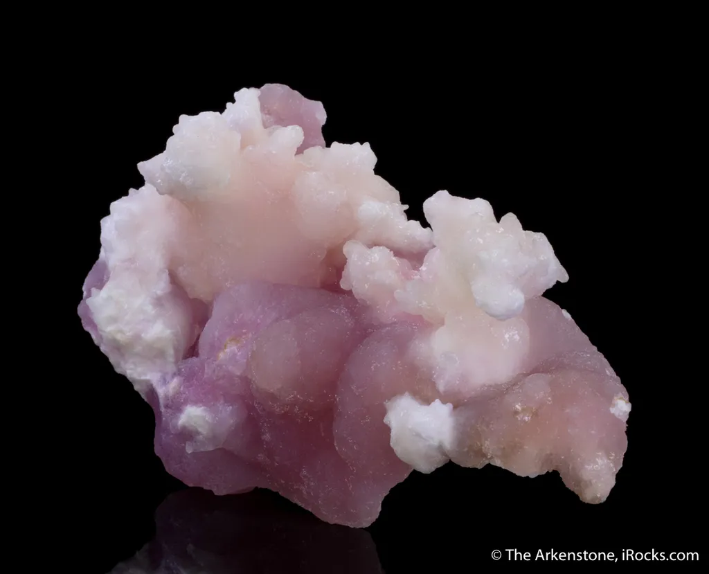 Aragonite on Aragonite var. Cobaltoan - image 4