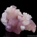 Aragonite on Aragonite var. Cobaltoan - image 4