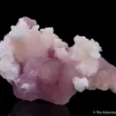 Aragonite on Aragonite var. Cobaltoan - image 3