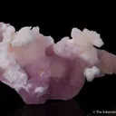 Aragonite on Aragonite var. Cobaltoan - image 2