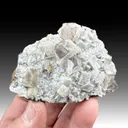 Aragonite on Fluorite - image 1