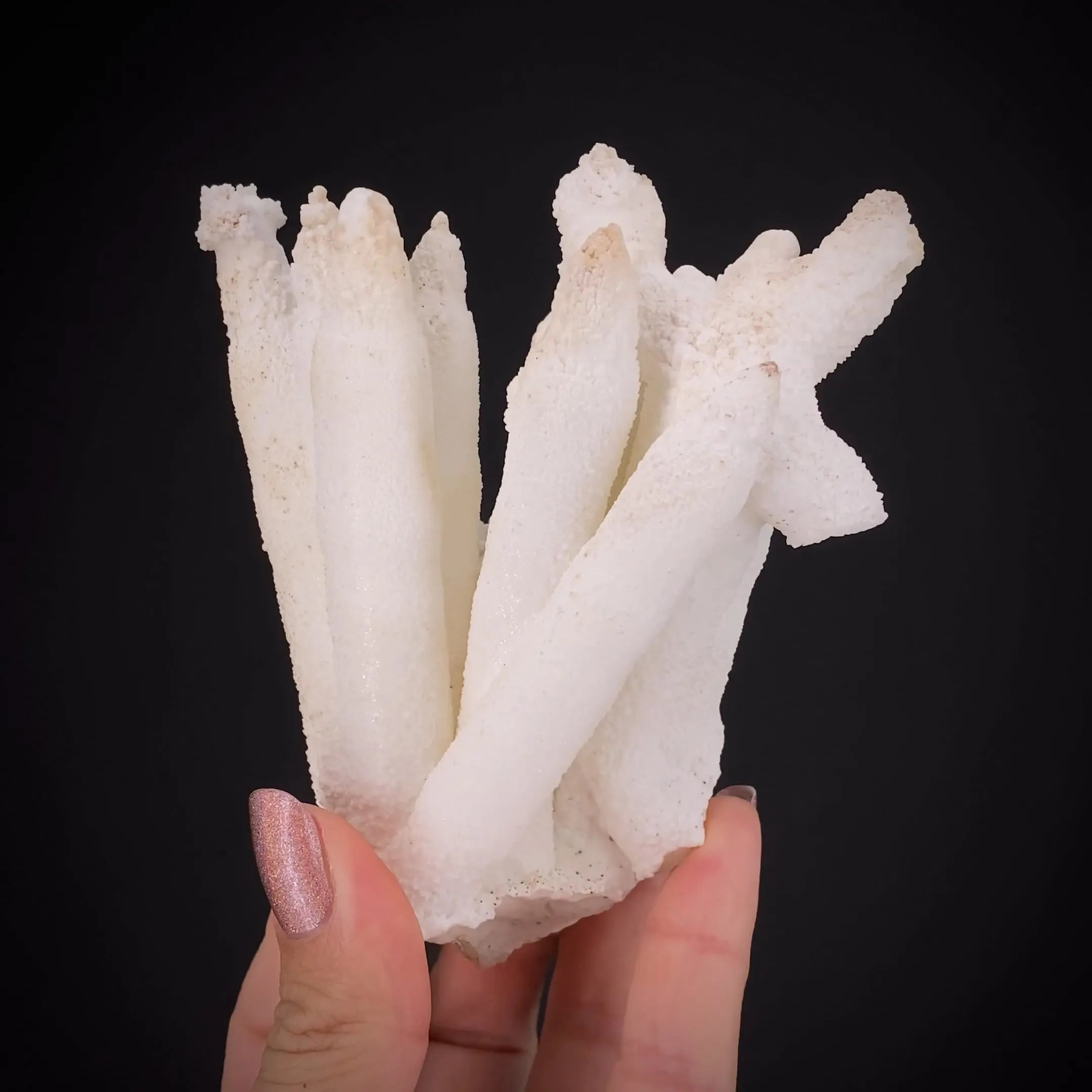 Aragonite stalactites - image 1