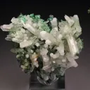ARAGONITE var. LEAD-BEARING ARAGONITE (TARNOWIZITE), MALACHITE from Namibia, Oshikoto Region, Tsumeb, Tsumeb Mine - image 1