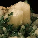 Aragonite (Var: Plumboan Aragonite), Malachite - image 2