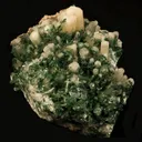 Aragonite (Var: Plumboan Aragonite), Malachite - image 1