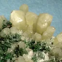 Aragonite (Var: Plumboan Aragonite), Malachite - image 2