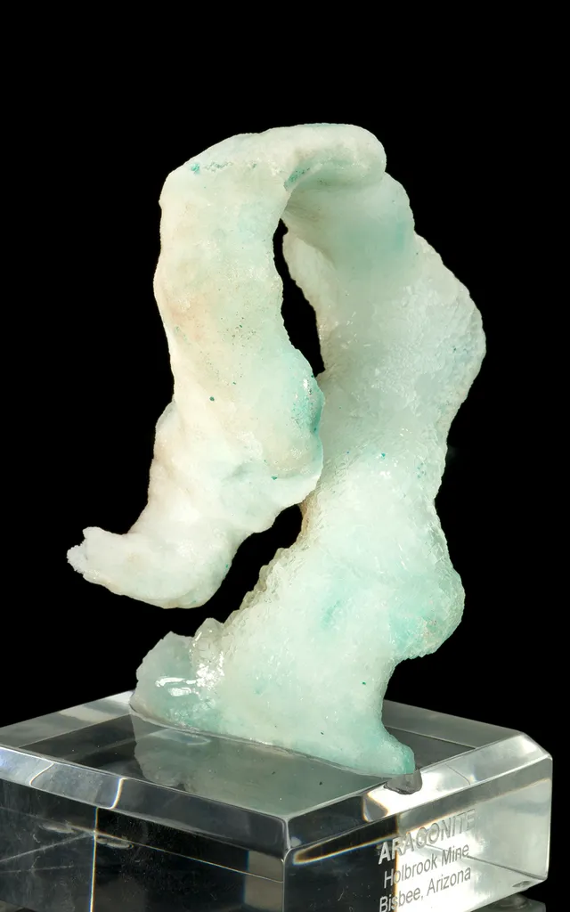 Aragonite With Copper Inclusions - image 3