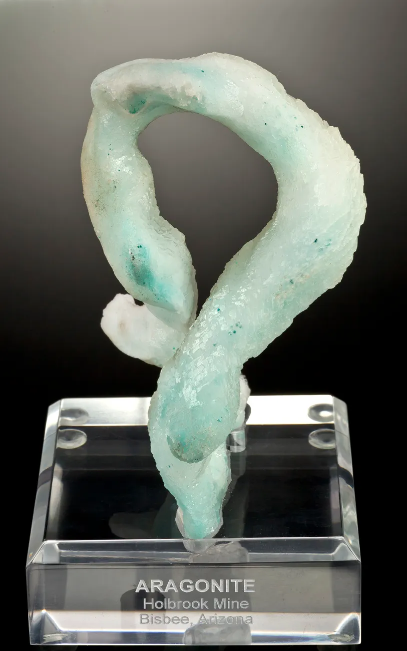 Aragonite With Copper Inclusions - image 1