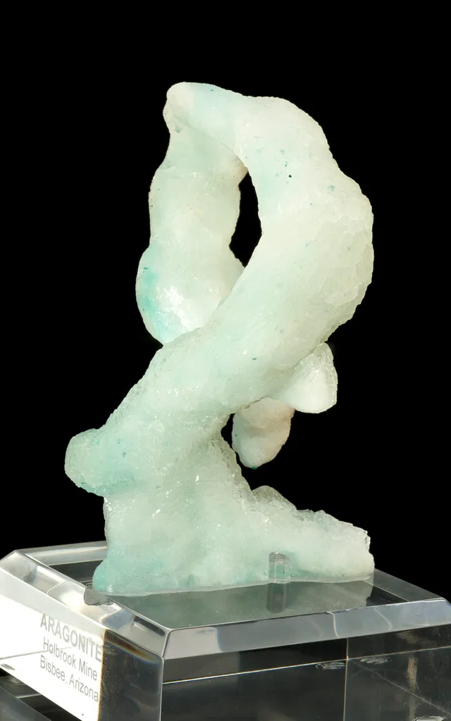 Aragonite With Copper Inclusions - image 4
