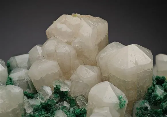 Aragonite with Malachite - image 1