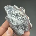 Aragonite with Quartz, Hematite - image 2