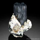 Arfvedsonite on Orthoclase - image 1