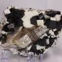 Arfvedsonite, Quartz (Var: Smoky Quartz), Orthoclase - image 1