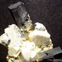 Arfvedsonite With Aegirine on Orthoclase - image 1