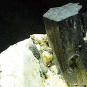 Arfvedsonite With Aegirine on Orthoclase - image 3