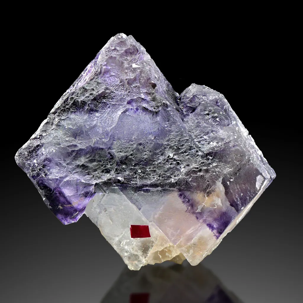 Argentinian Fluorite. Specimen with intense color and phantoms. Ex Saadi, Argentine geologist image