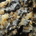 Argentite (Acanthite) Crystals With Calcite - image 2