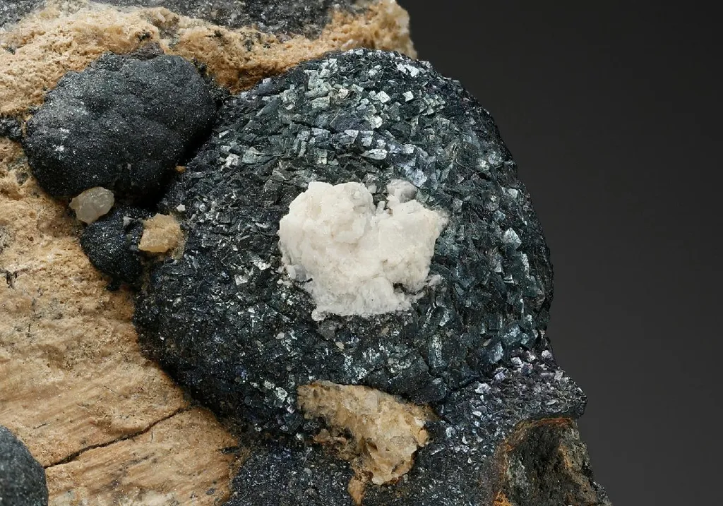 ARGENTOPYRITE, Pyrite, Marcasite Sphalerite and Pyrargyrite image