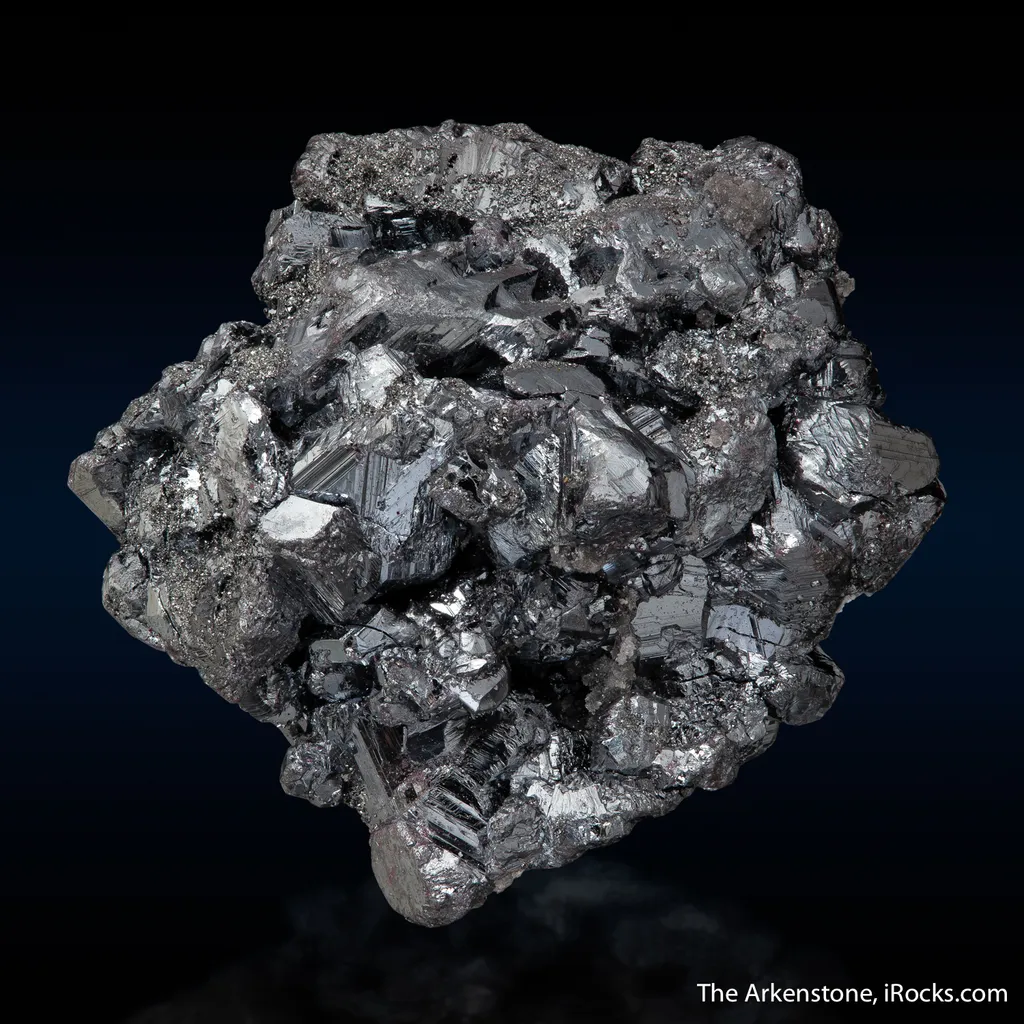 Argentotennantite on Acanthite image