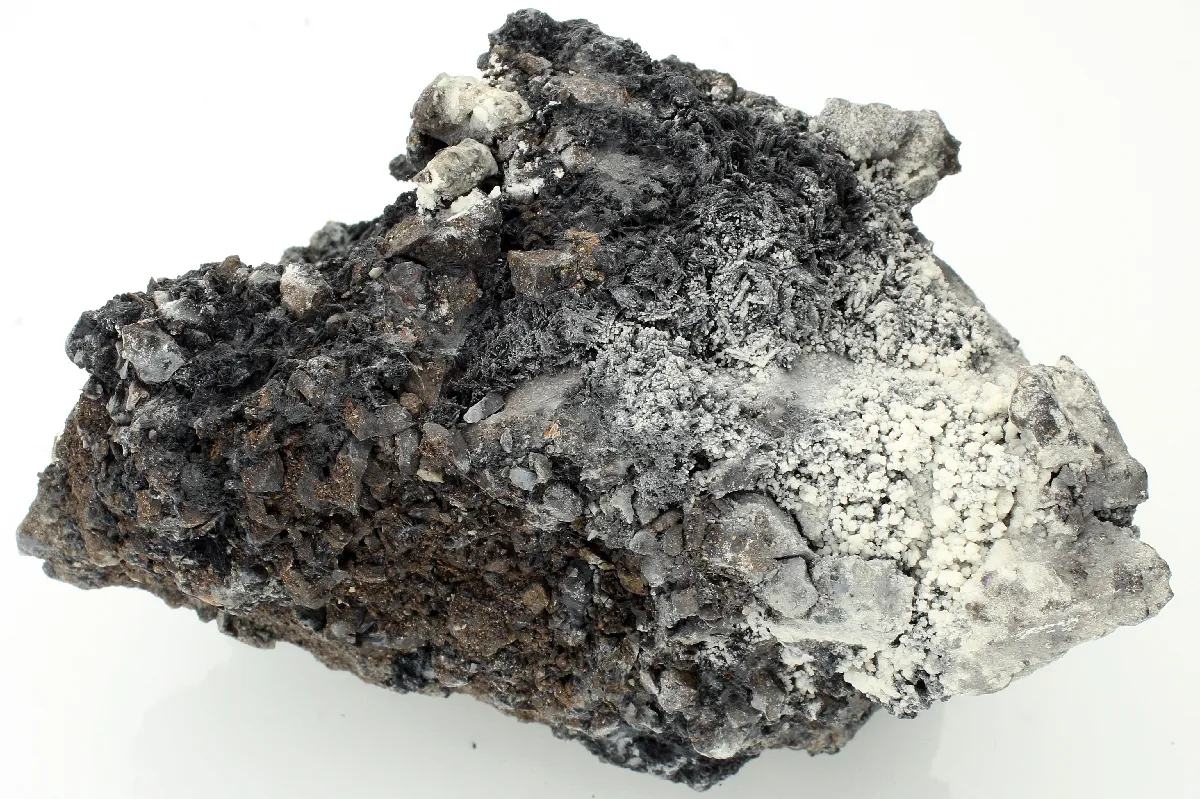 Argyrodite with Stephanite and Acanthite - image 1
