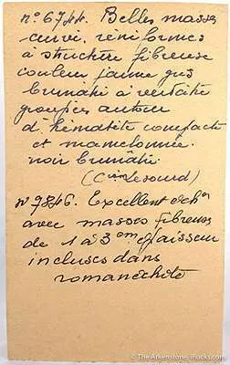 Arseniosiderite in Romanecheite - image 3