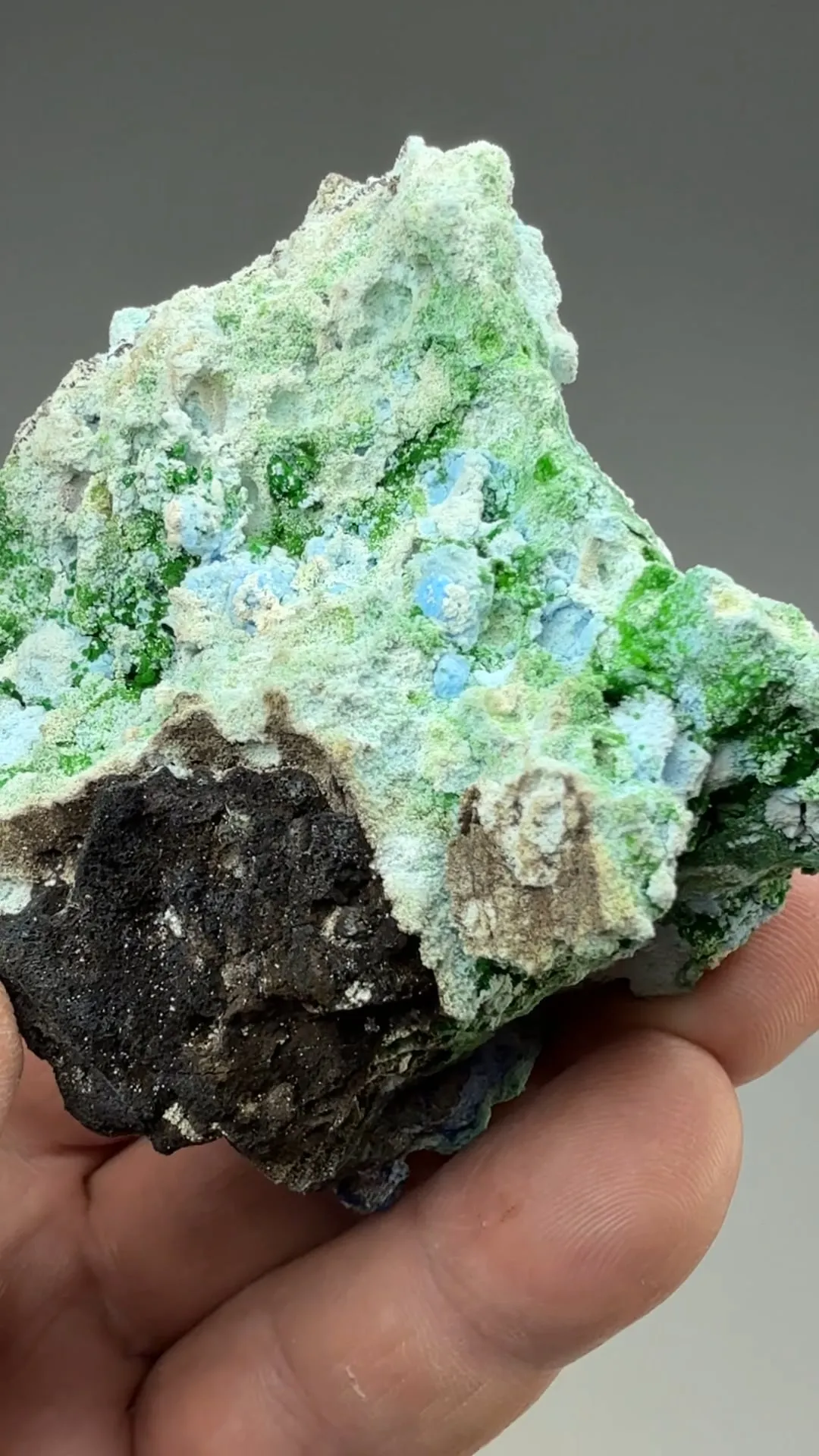 Arsenocrandallite with Conichalcite - image 2