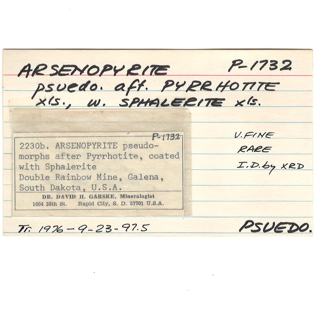 Arsenopyrite after Pyrrhotite - image 6