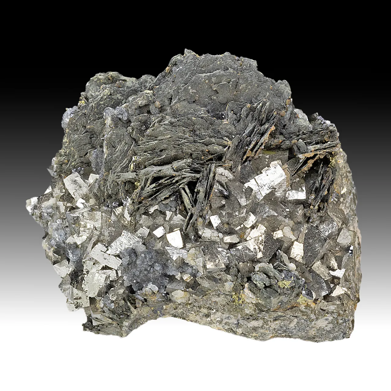 Arsenopyrite after Pyrrhotite with Arsenopyrite - image 1