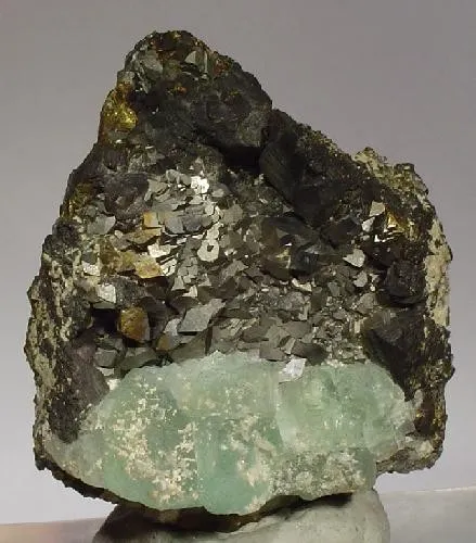 Arsenopyrite, Fluorite image
